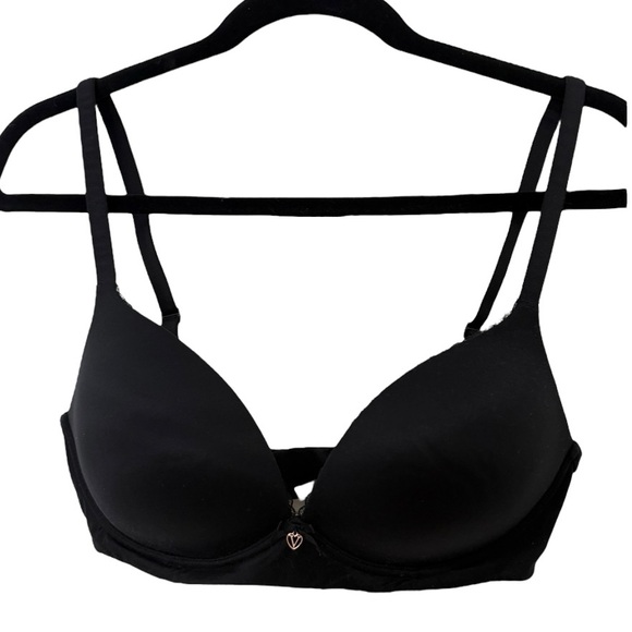 Victoria’s Secret Body By Victoria Push Up Bra 34D Black - Picture 3 of 7